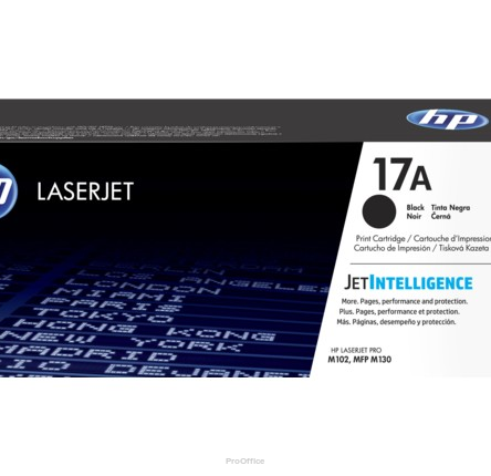 Toner 17A Black 1.6k CF217A | 889894797407