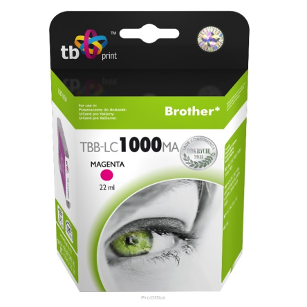 Tusz do Brother LC1000 TBB-LC1000MA MA | 5901500500326