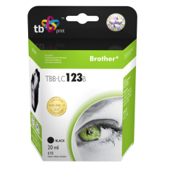 Tusz do Brother LC123 TBB-LC123B BK | 5901500502788