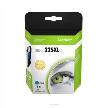 Tusz do Brother LC225XL TBB-LC225XLC CY | 5901500504218