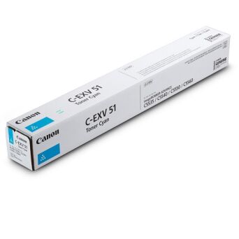 Toner Canon CEXV51C / C-EXV51C do iR-ADV C5535i / C5540i / C5550i / C5560i / C5735i / C5740i / C5750i / C5760i  | 26 000 str. | cyan