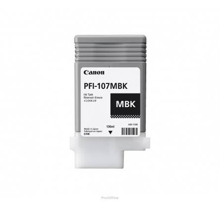 Tusz CANON PFI-107 MBK czarny matowy, 130 ml, PFI107MBK