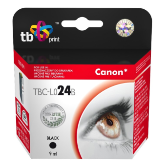 Tusz do Canon BCI24B TBC-L024B BK 100% nowy | 5901500500630