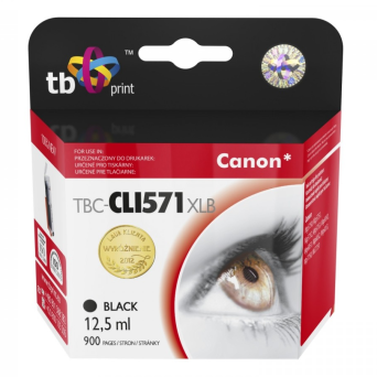 Tusz do Canon CLI-571XL TBC-CLI571XLB BK 100% nowy | 5901500505789