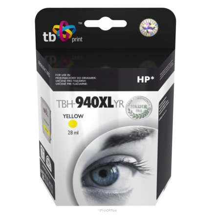 Tusz do HP OJ Pro 8000 TBH-940XLYR YE ref. | 5901500501491