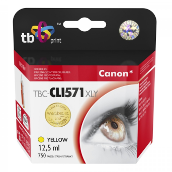 Tusz do Canon CLI-571XL TBC-CLI571XLY YE 100% nowy | 5901500505796