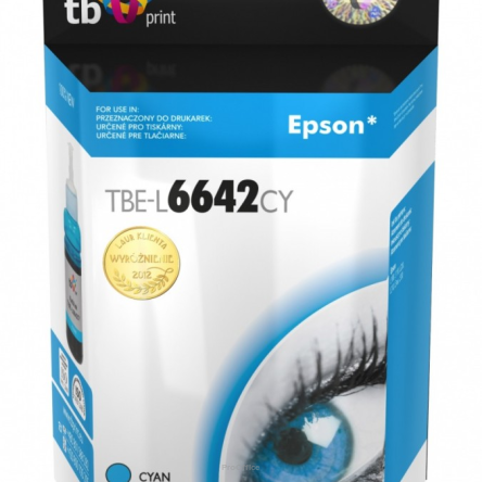 Tusz do Epson L100/110/200/210/3xx/550 TBE-L6642CY CY | 5901500504515