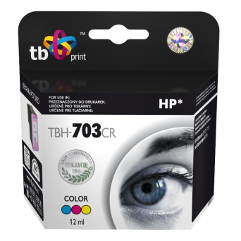 Tusz do HP DJ D730/F735 (HP nr 703 CD888AE) TBH-703CR Kolor ref. | 5901500501149